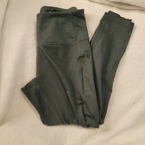 Zella‎ Forest Green Active Leggings Sz Small
